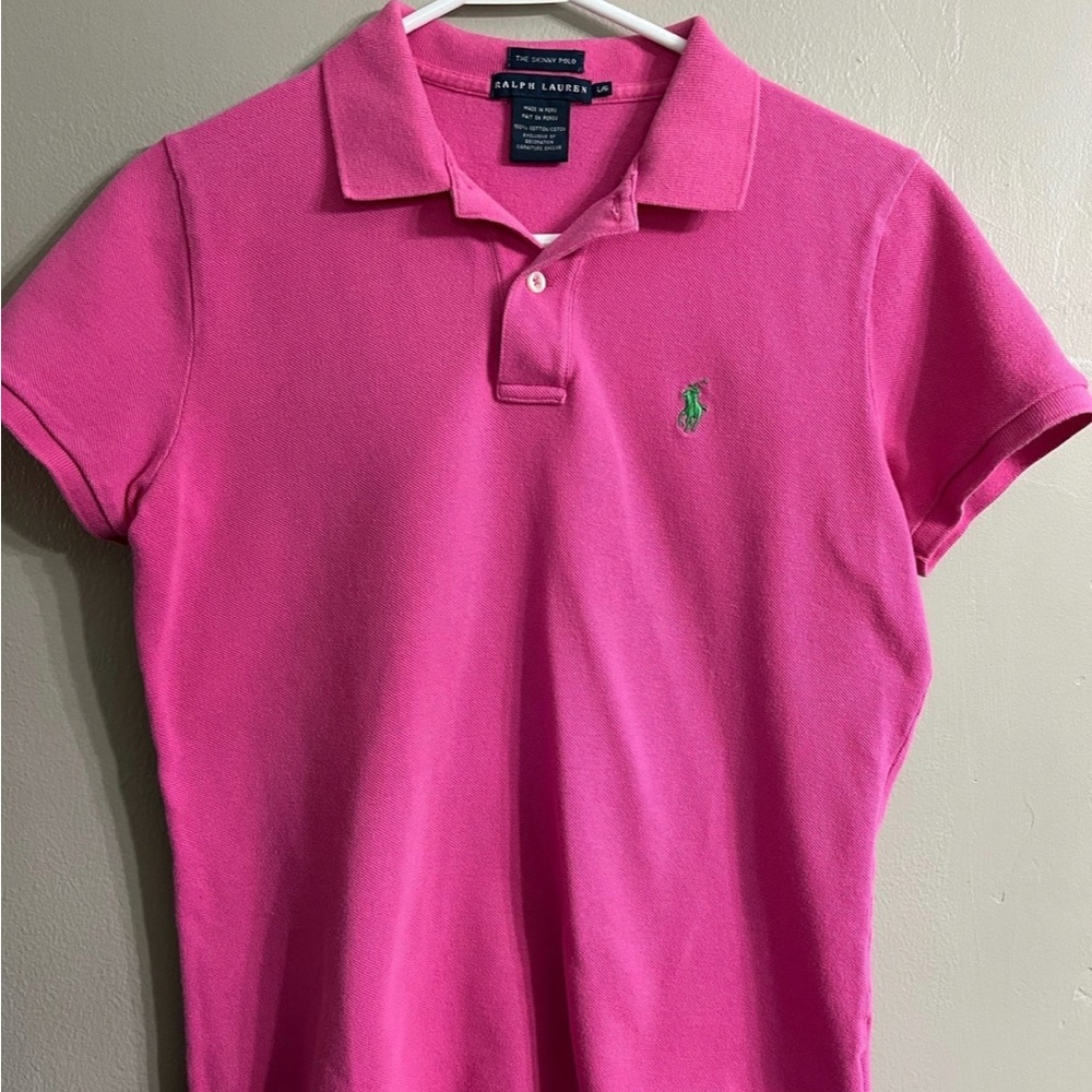 Ralph Lauren Polo- Skinny Fit Polo for women size large